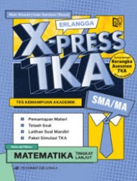 Image of Erlangga x-press TKA Matematika tingkat lanjut SMA/MA